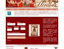 Tablet Screenshot of hotelvilladeutrillas.es